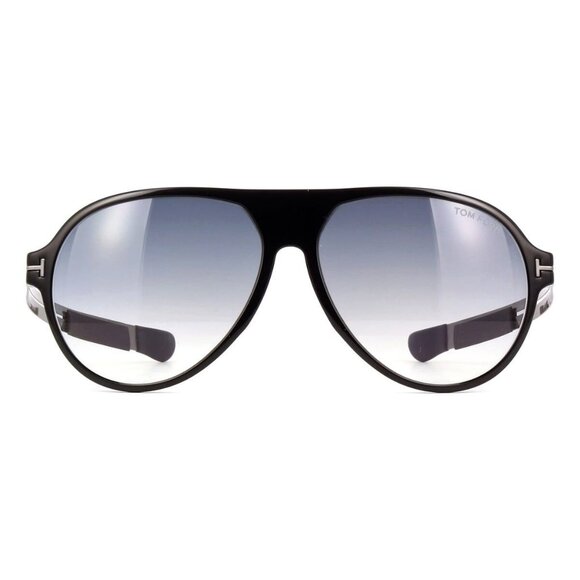 New TOM FORD Oscar Black Aviator FT0881/S 01B Sunglasses Women - Picture 2 of 4